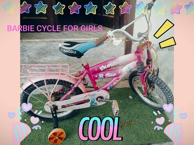 Barbie cycle for 5-7 year old girls 0