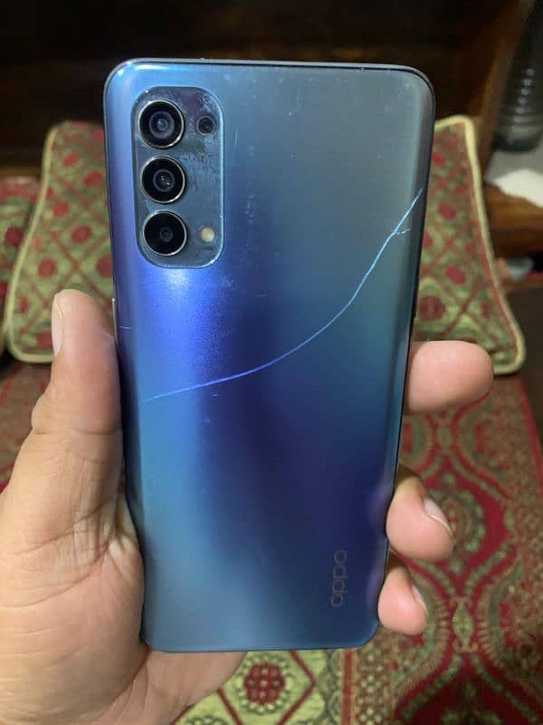 oppo reno 4 8gb 128 gb box pta aprove painal change 4