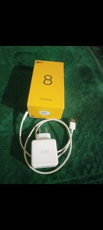 Realme 8 PTA approve With Box and Charger 3