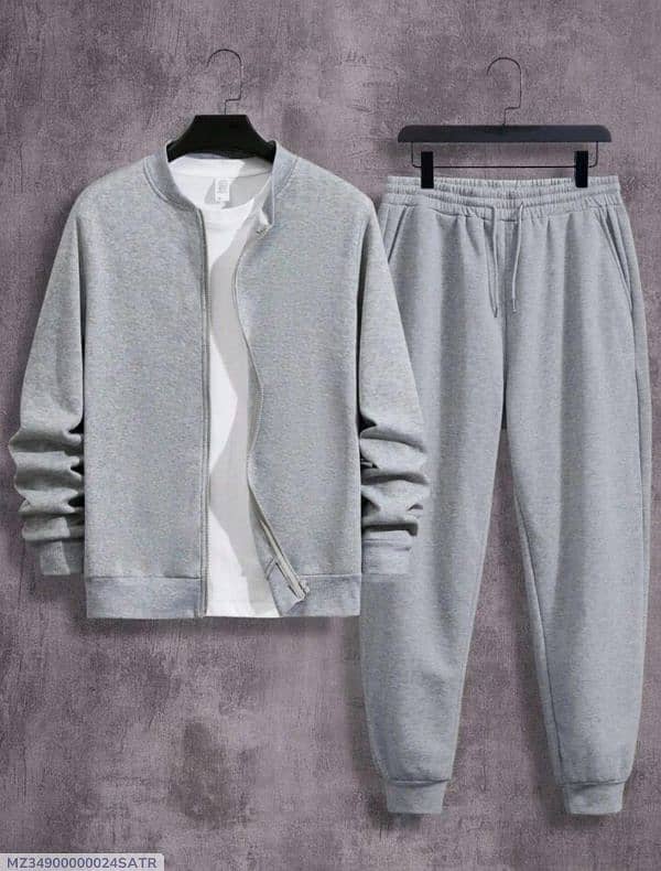 •  Gender: Men's •  Fabric: Fleece  •   Color: Grey •  m 0