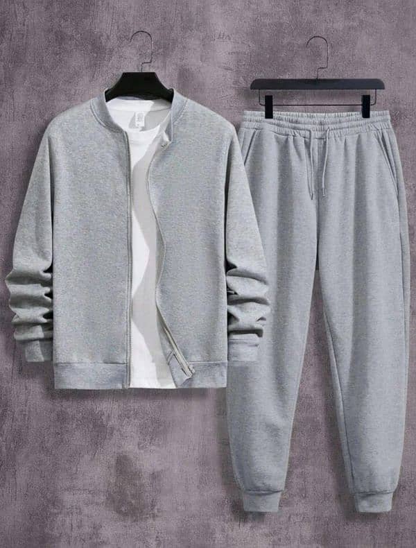 •  Gender: Men's •  Fabric: Fleece  •   Color: Grey •  m 2