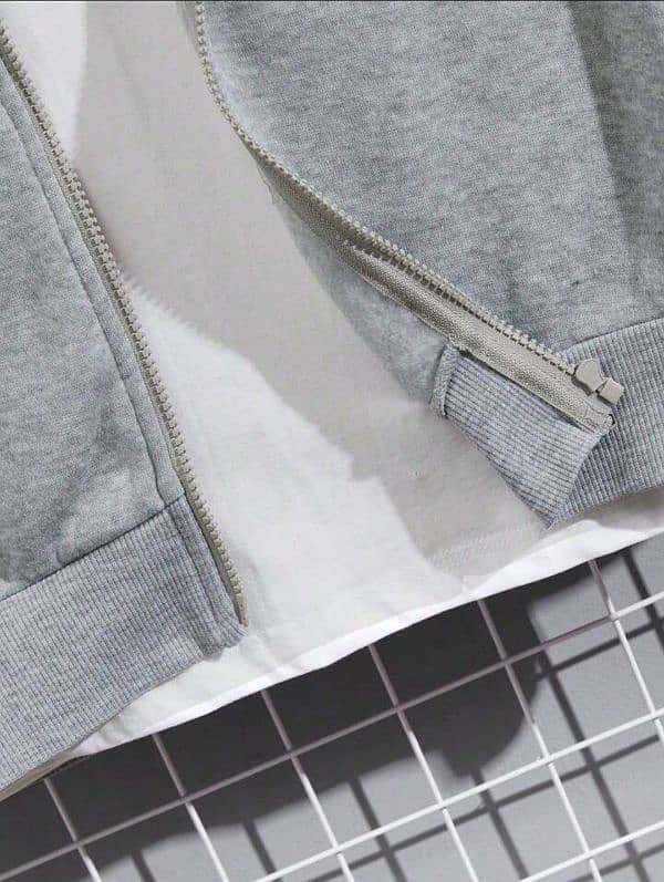 •  Gender: Men's •  Fabric: Fleece  •   Color: Grey •  m 4