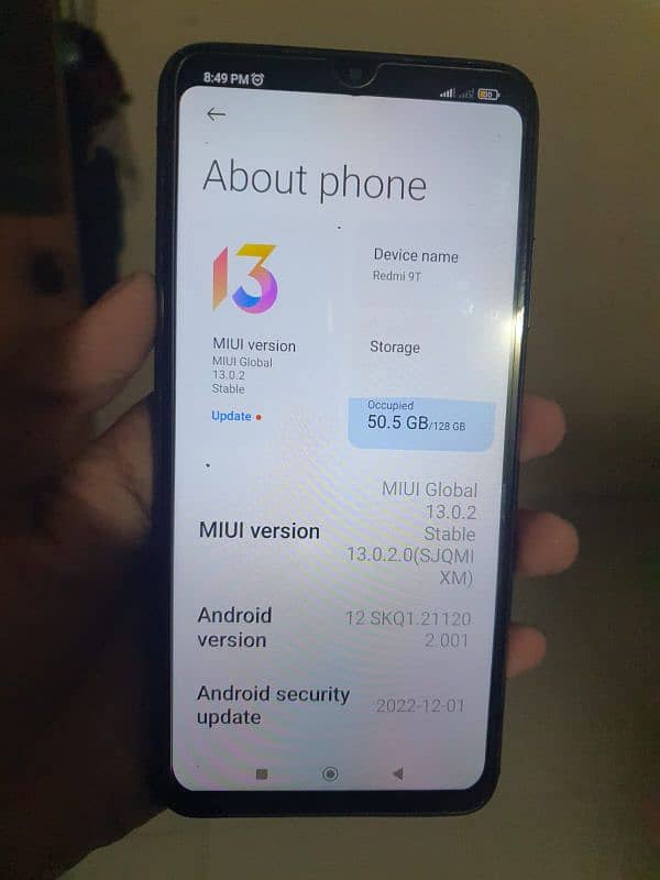 redmi 9t all ok 4/128 official approved Only phone 5