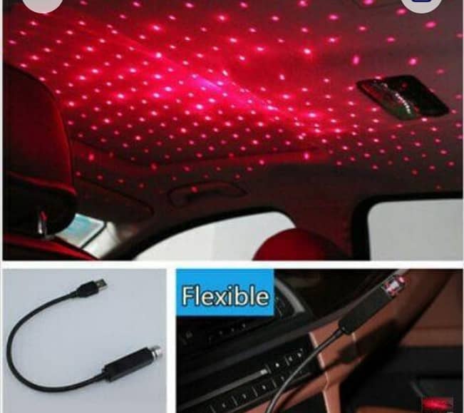 Car roof projection light 0