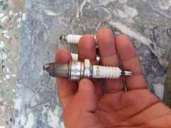 3 spark plugs