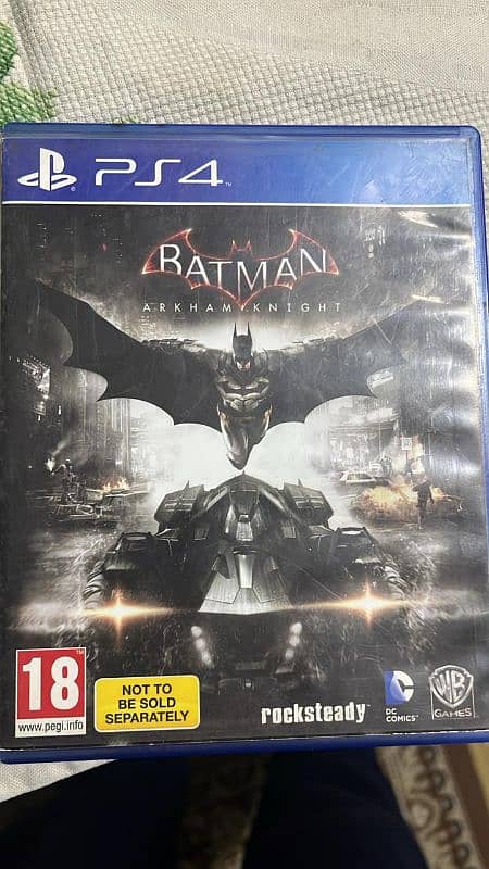 Batman Arkham night and rainbow six siege 0