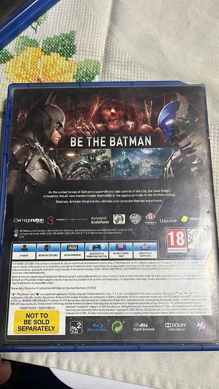 Batman Arkham night and rainbow six siege 2