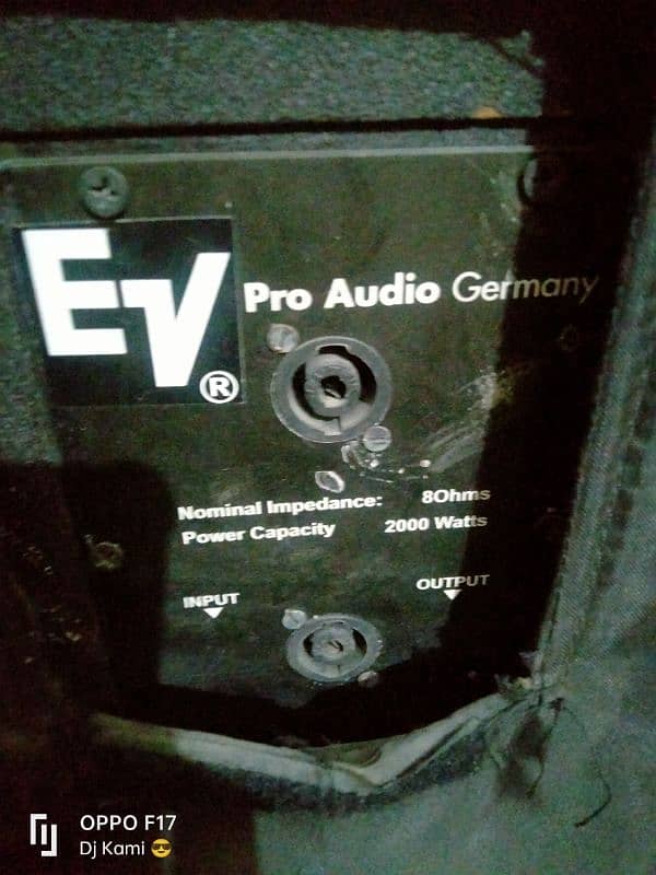 Ev DJ speaker 1