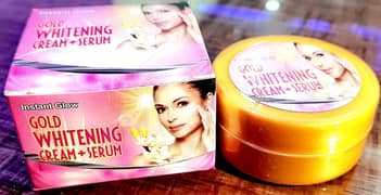 Cream Saffron gold face whitening cream.