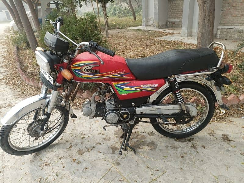 United new model bike all document available. urgent sale. 4