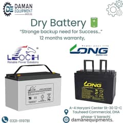 Dry Battery 40ah Long