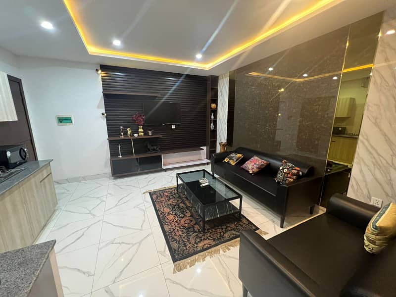 1 BEDROOM FURNISHED APARTMENT IS AVAILABLE FOR RENT IN BAHRIA TOWN SECTOR C 2