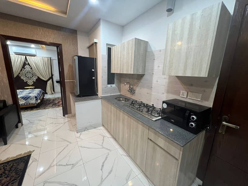 1 BEDROOM FURNISHED APARTMENT IS AVAILABLE FOR RENT IN BAHRIA TOWN SECTOR C 4