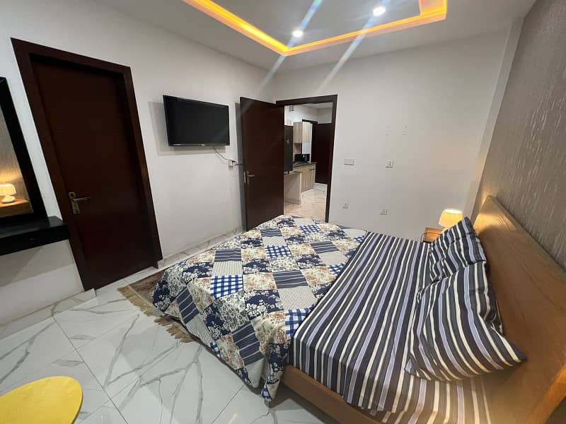 1 BEDROOM FURNISHED APARTMENT IS AVAILABLE FOR RENT IN BAHRIA TOWN SECTOR C 7