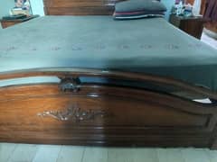 pure wood  king size bed