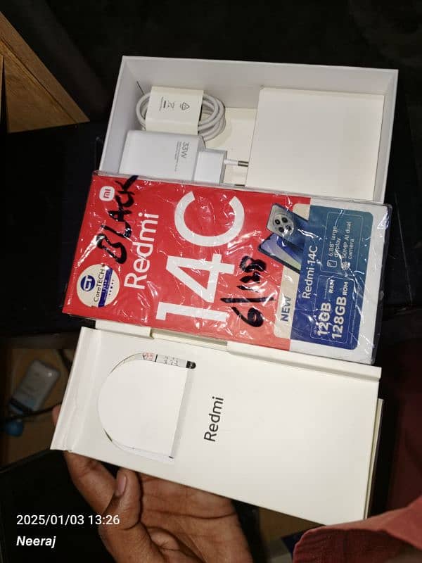 Redmi 14c 10/10 condition Full Warenty 6/128 2