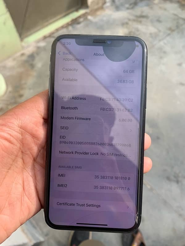 iPhone 11 Pro 64gb 8