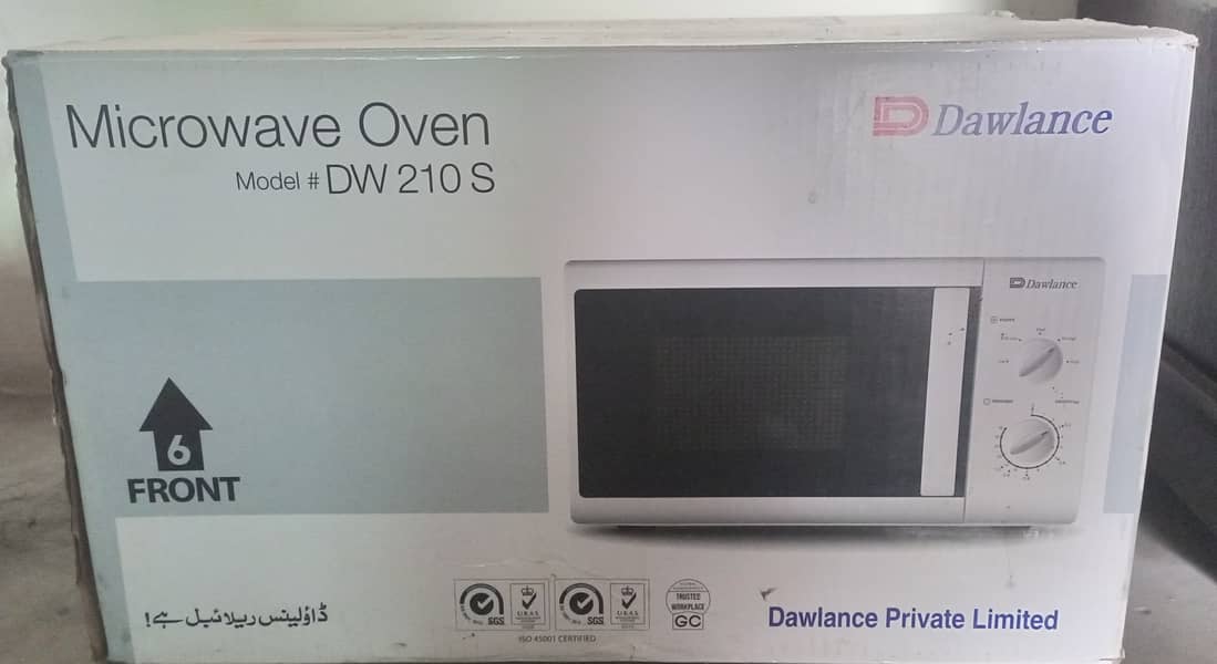 Dawlance Microwave Oven Model#DW210S 0