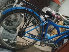 student bicycle blue and black colour