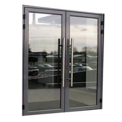 aluminum and glass door and window