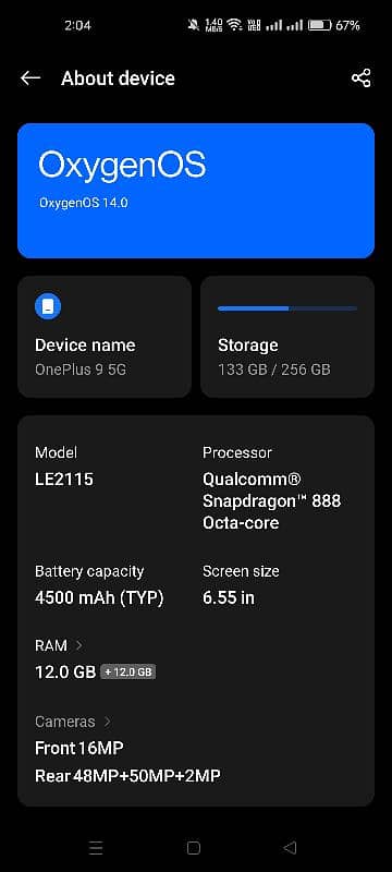 OnePlus 9 5G 12/ 256 Dual Sim 3