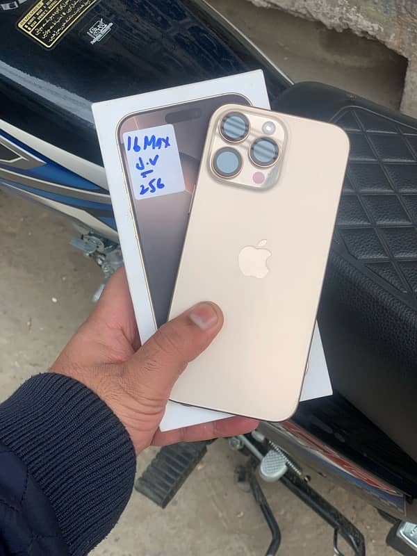 I phone 16 Pro max  256 non PTA jv 1