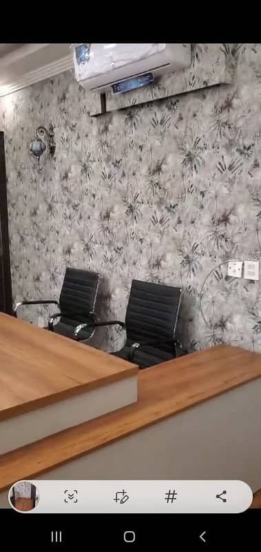 VIP LAVISH FURNISHED OFFICE FOR RENT WITH LIFT GLASS ELEVATION WITH EXCTIVE CHAMBER MAN ROAD FACING FRONT ENTRANCE RENT ALMOST FINAL NOTE 1 MONTH COMMISSION RENT SERVICE CHARGES MUST ko 13