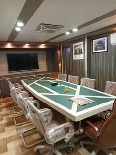 NEAR 26 STREET VIP LAVISH FURNISHED OFFICE FOR RENT 24 & 7 TIME MEZZNINE FLOOR