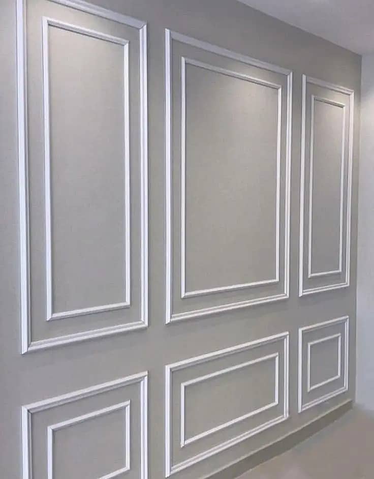 pvc wall/wall moulding/wall decor/wall art/French wall panel moulding 3