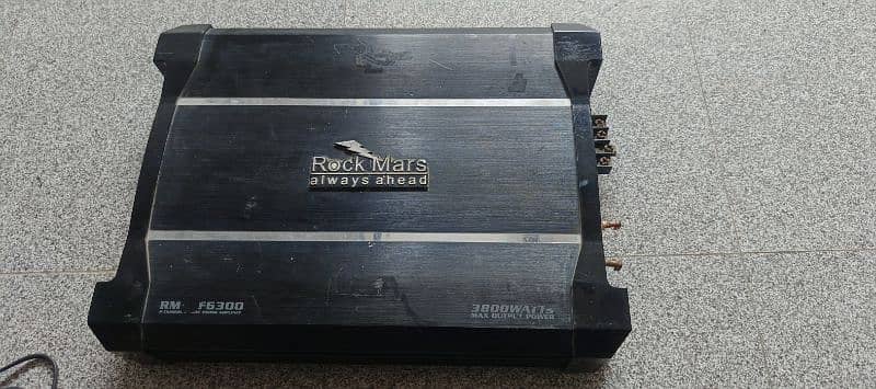 Rock Mars 4channel Amplifier 3800 Watts 0