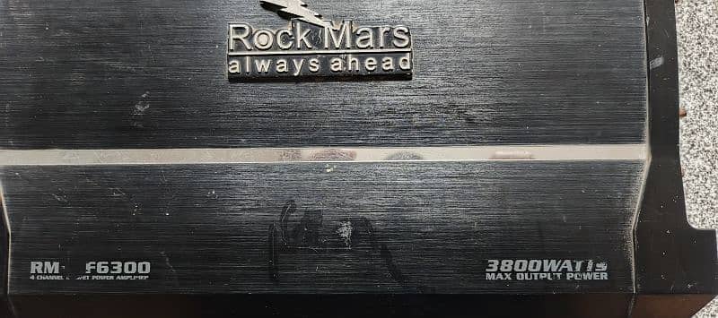 Rock Mars 4channel Amplifier 3800 Watts 6