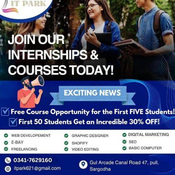 Join our Internships & Courses Today! 0