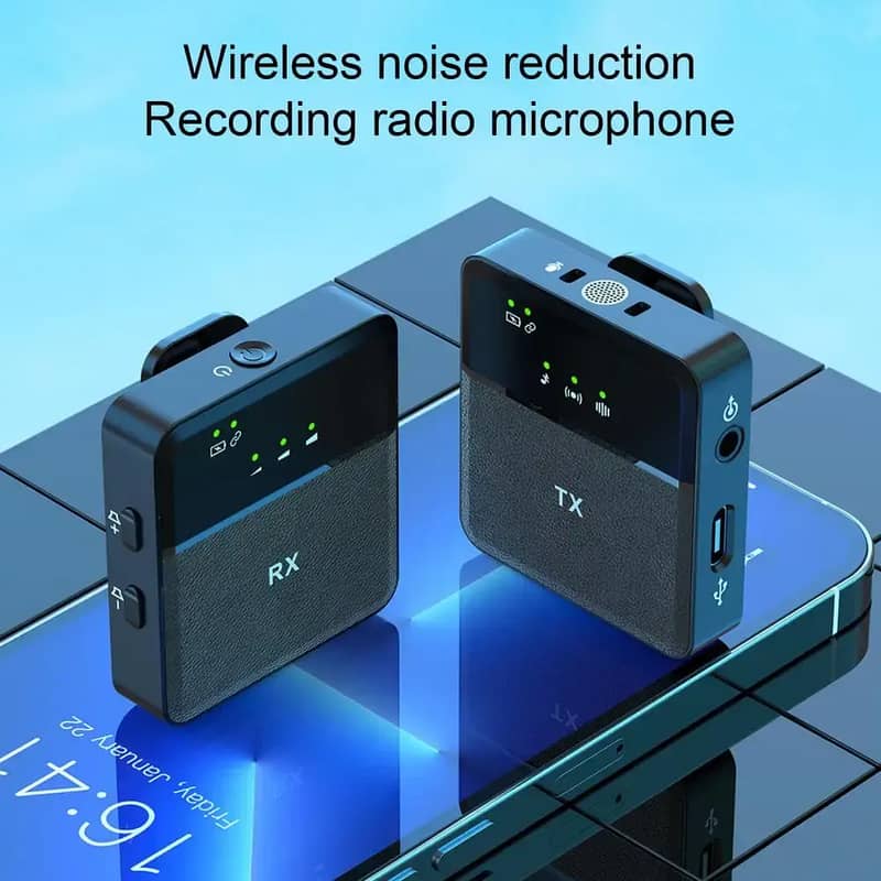 SX8 Type-C/iPhone Dual Professional Wireless Microphone 2