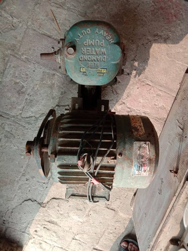 genuine donkey pump water motor working condition phone no 03008139357 0