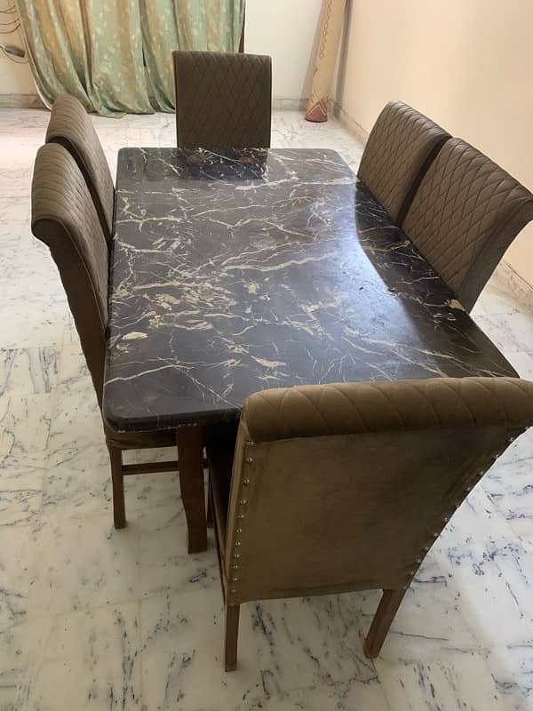 Marble Dinning Table 4