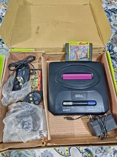 SEGA MEGA DRIVE 2 COMPLETE WITH BUILTIN GAMES 1 CASSET