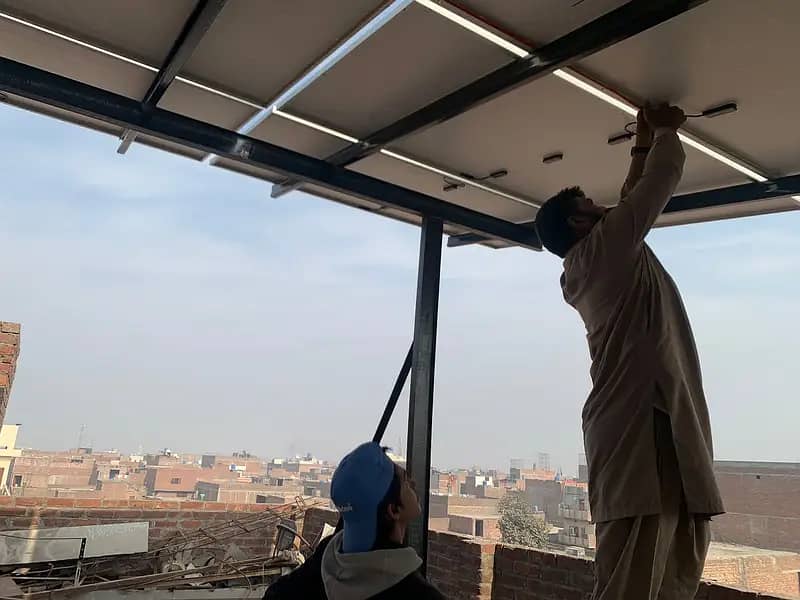 Solar System complete installation intehai Munasib Kimat Mein 5