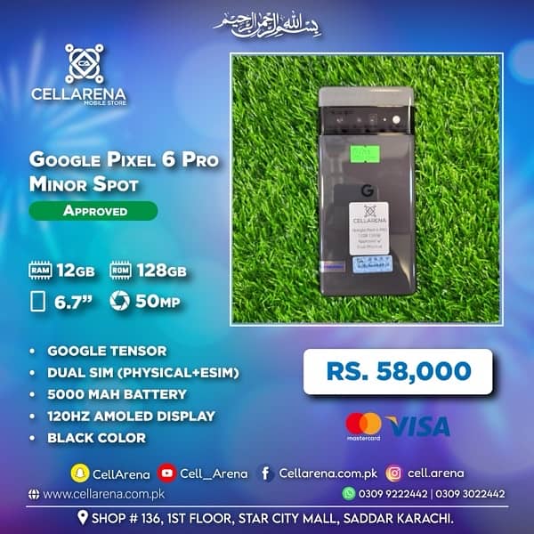 Cellarena GOOGLE PIXEL 6 PRO DUAL SIM APPROVED 0