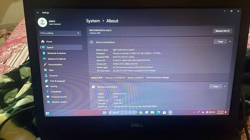 dell i5 7th generation laptop for sale urgently 4