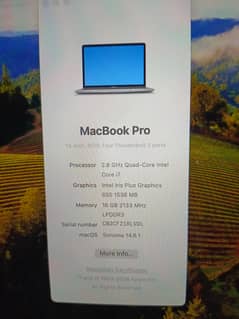 MacBook Pro (13-inch, 2019, Quad-Core i7, 16GB RAM) for Sale