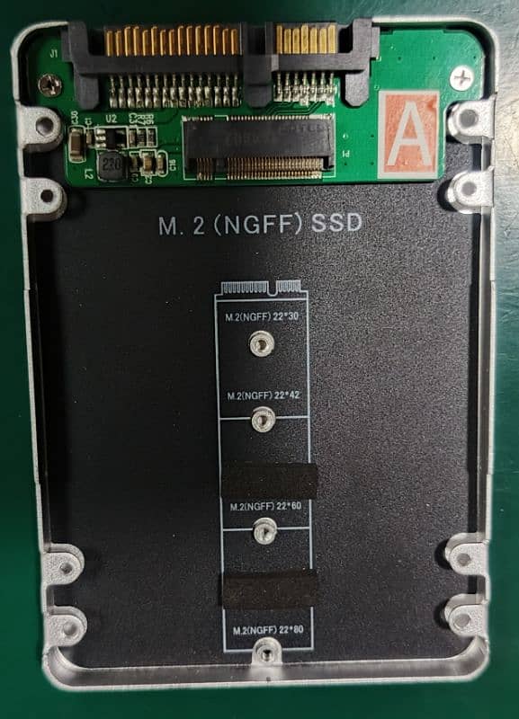 ATA M2 to 2.5 ssd sata interferance device /convertor 1