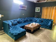 used 13 seater sofa set urgently sale condition is 10 by 10