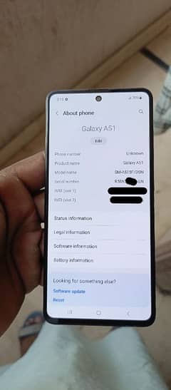 samsung a51 with box pta approved