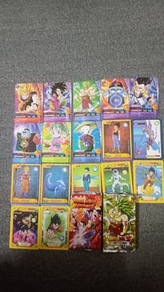 Dragon ball Z and Angry Birds cards