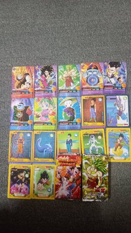 Dragon ball Z and Angry Birds cards 0