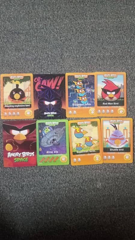 Dragon ball Z and Angry Birds cards 1