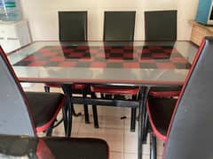 dinning table 6 seater