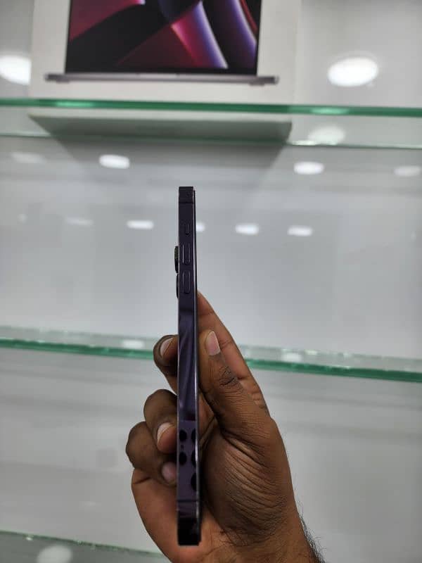 iphone 14 pro max jv deep purple 88 bh 256gb no exchange all ok 3