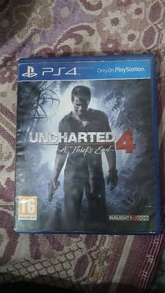 uncharted 4 A Thief`s end used playstation 4