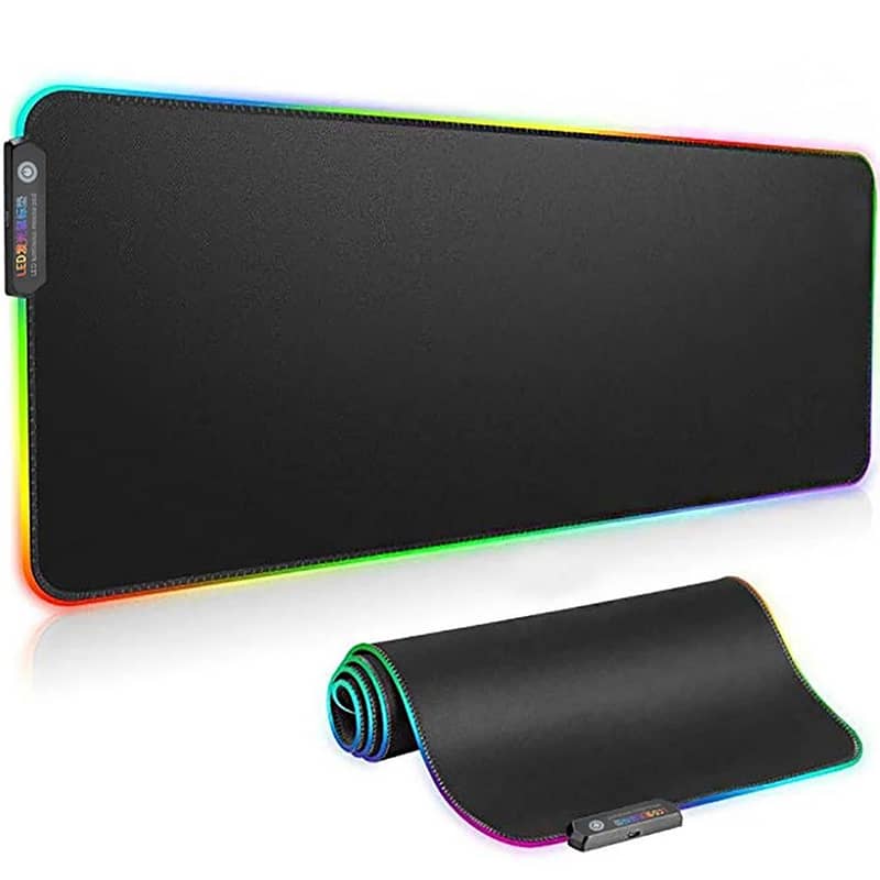 LED RGB Colorful USB Gaming Mouse Pad for Gamer RS-07 0